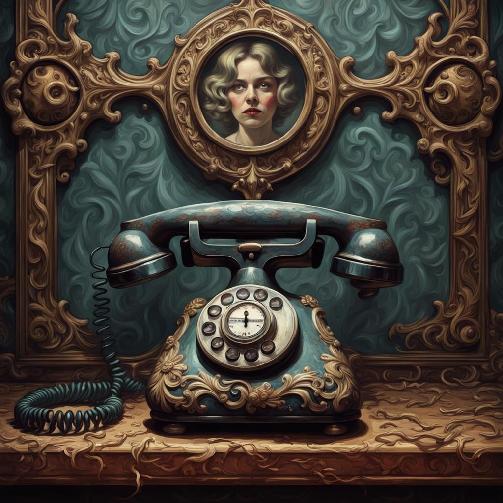 Vintage phone   by @Atomic