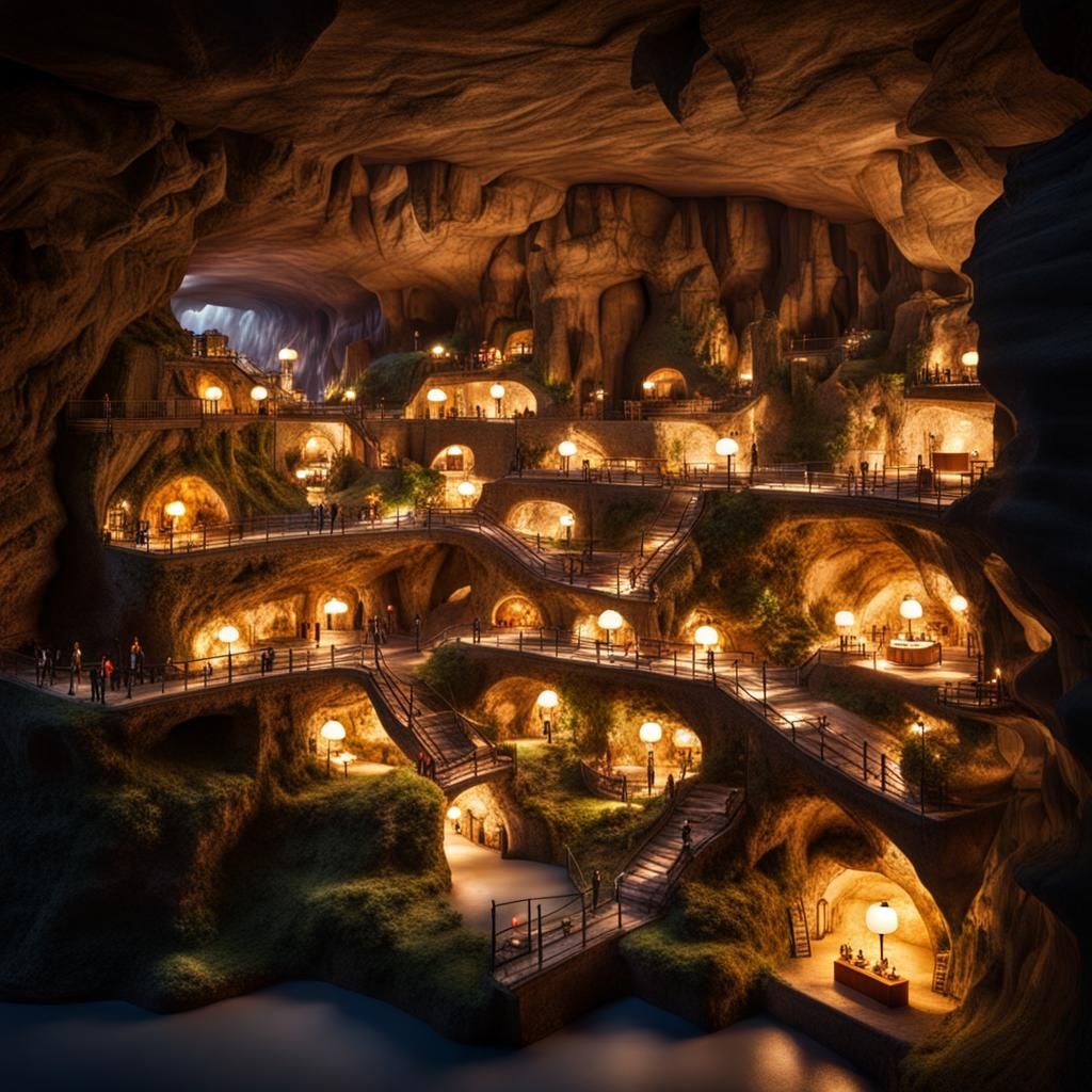 Underground Cozy Cavern  by @ShadyMcCheeks