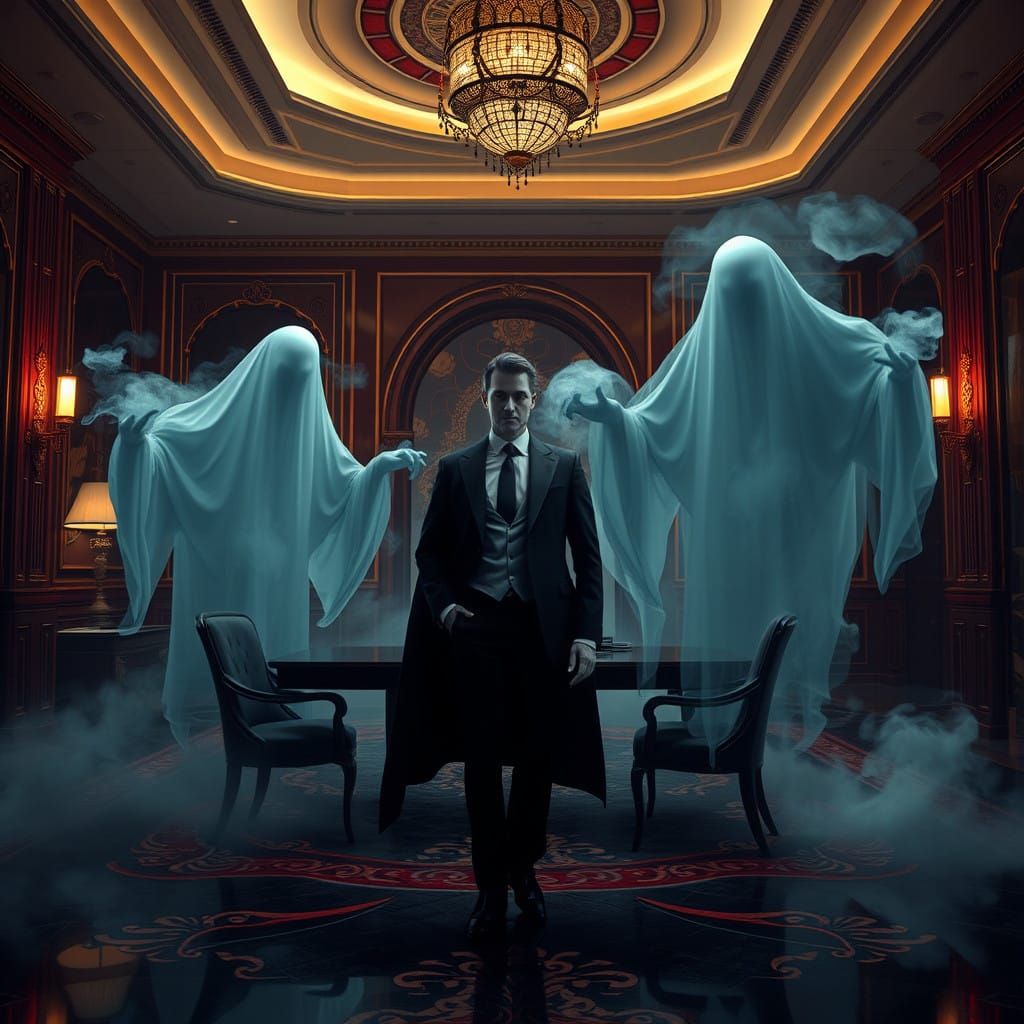 Necromancer invokes wraiths