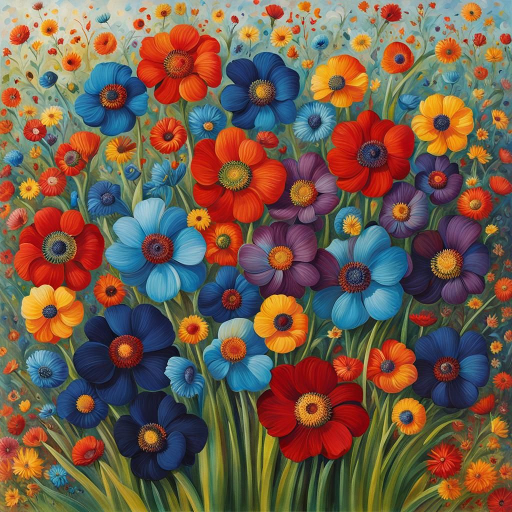 Black Girl on a Swing, Oil Painting