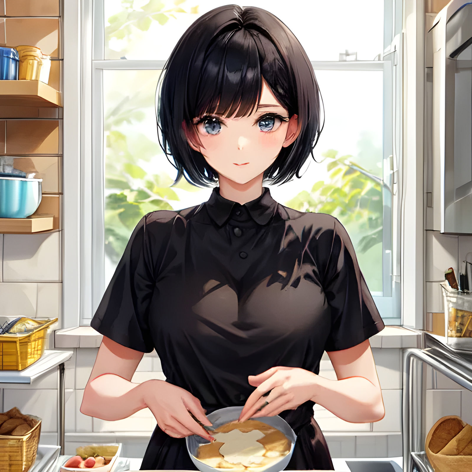 Making cookies with love