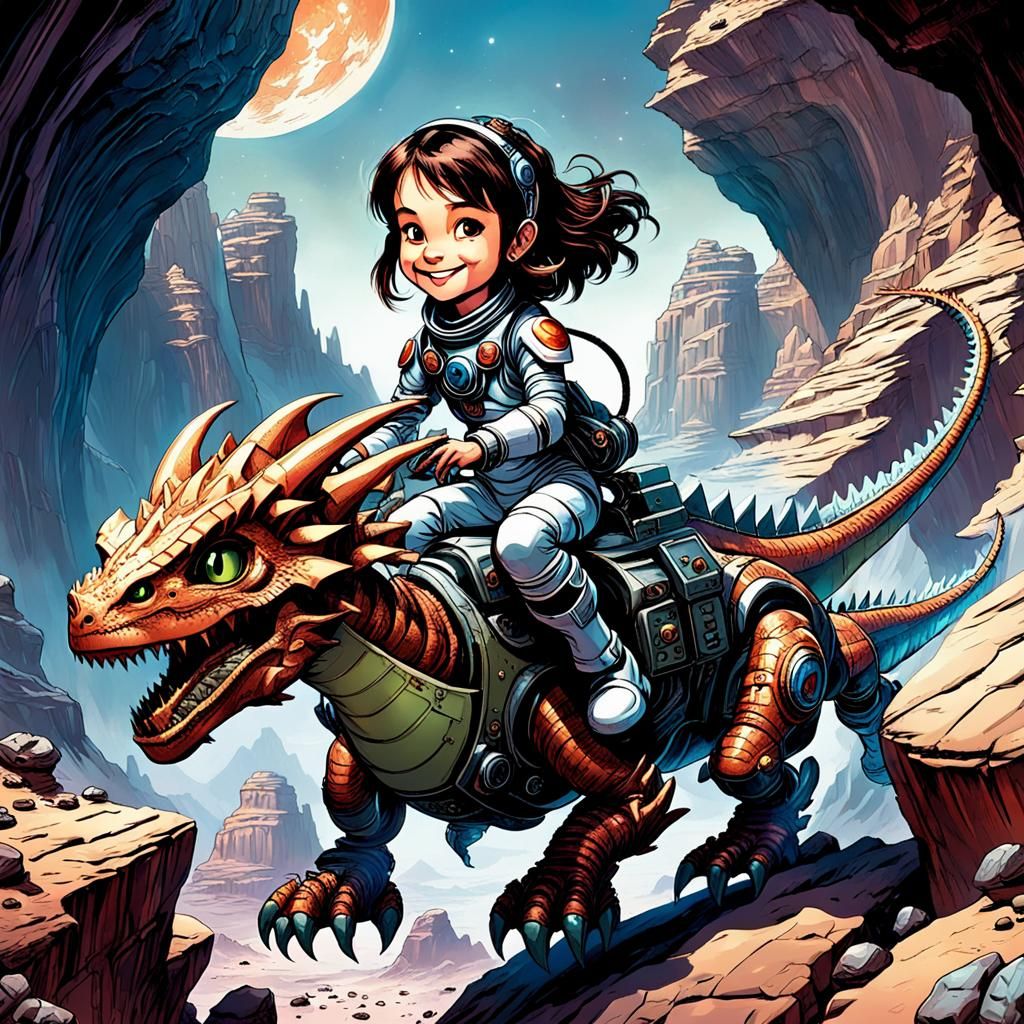 Riding a pet