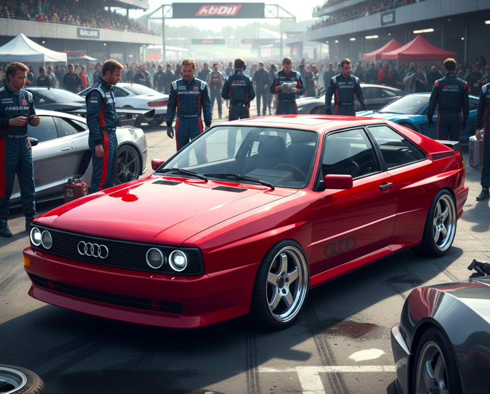 Audi Quattro Revival, Paddock Shot