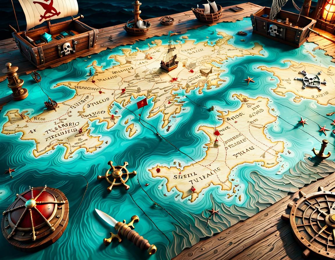 Pirate Treasure Map