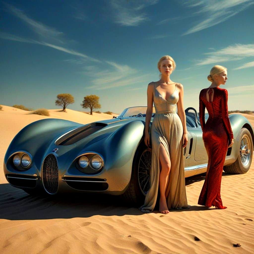 Eerie Forest Portrait of a Woman in Surreal Style