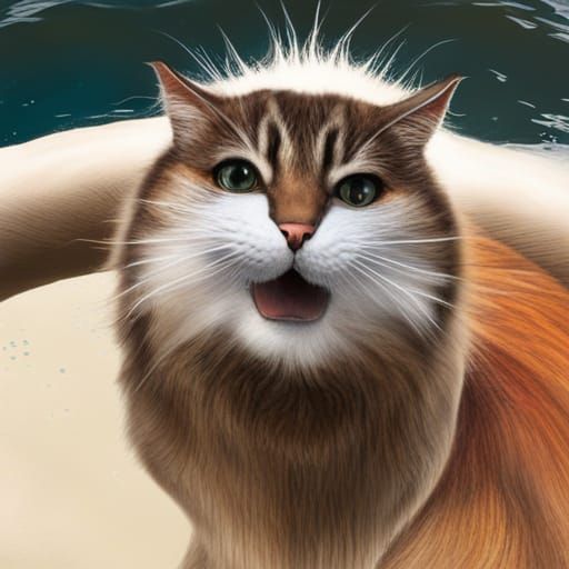 Water cat