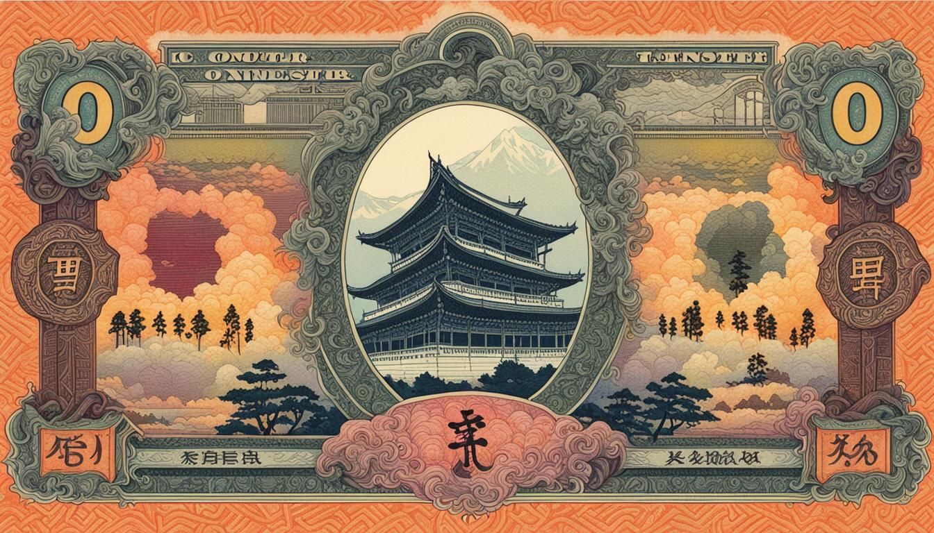 Seinen color banknote Art