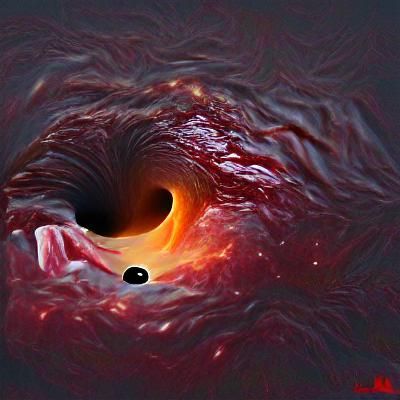 Huge blackhole devouring a planet - AI Generated Artwork - NightCafe ...