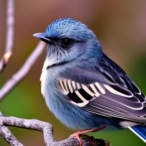  beautiful blue finch  by @Art_For_Ukraine