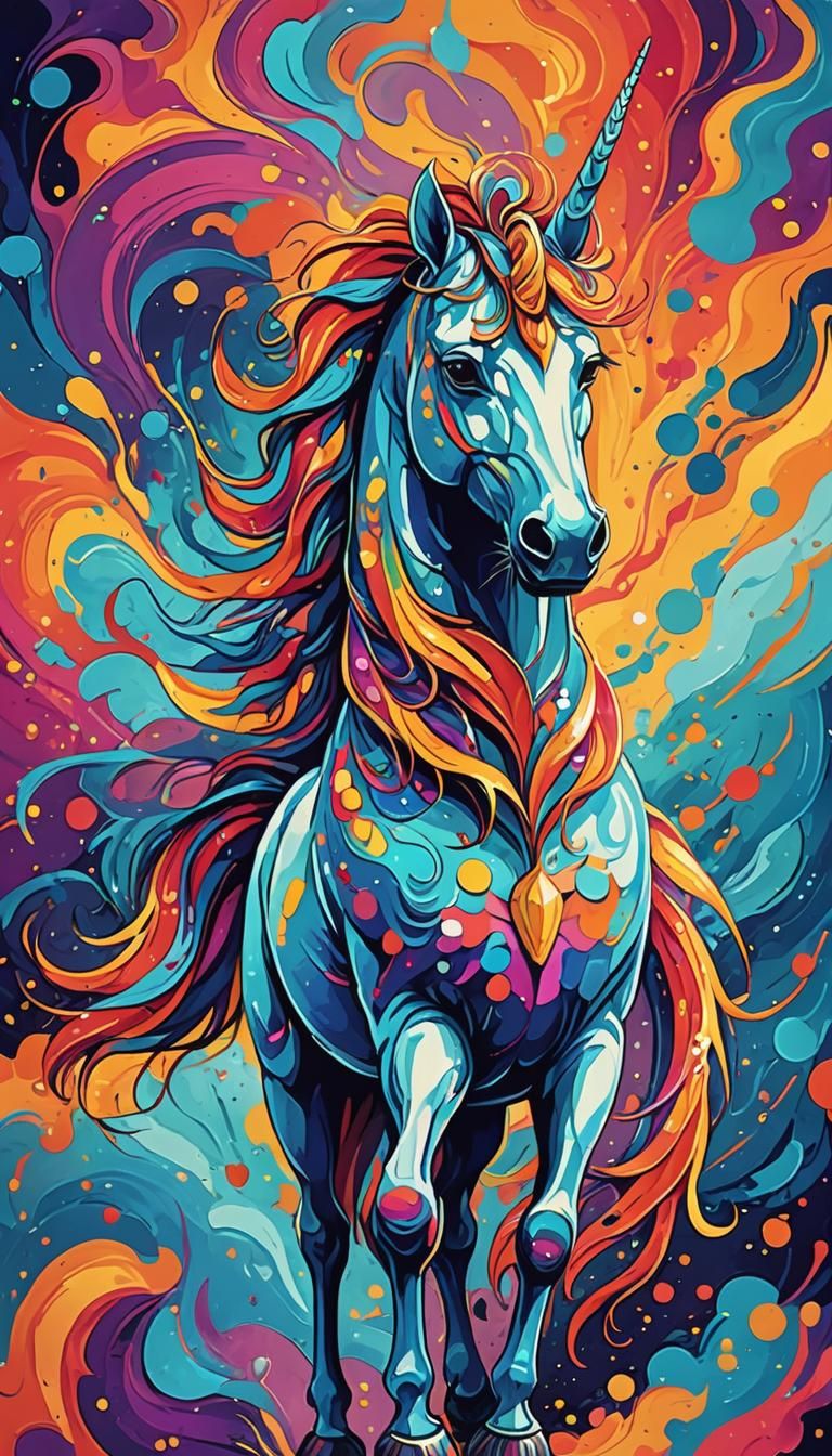 Unicorn Pegasus - Ai Generated Artwork - Nightcafe Creator