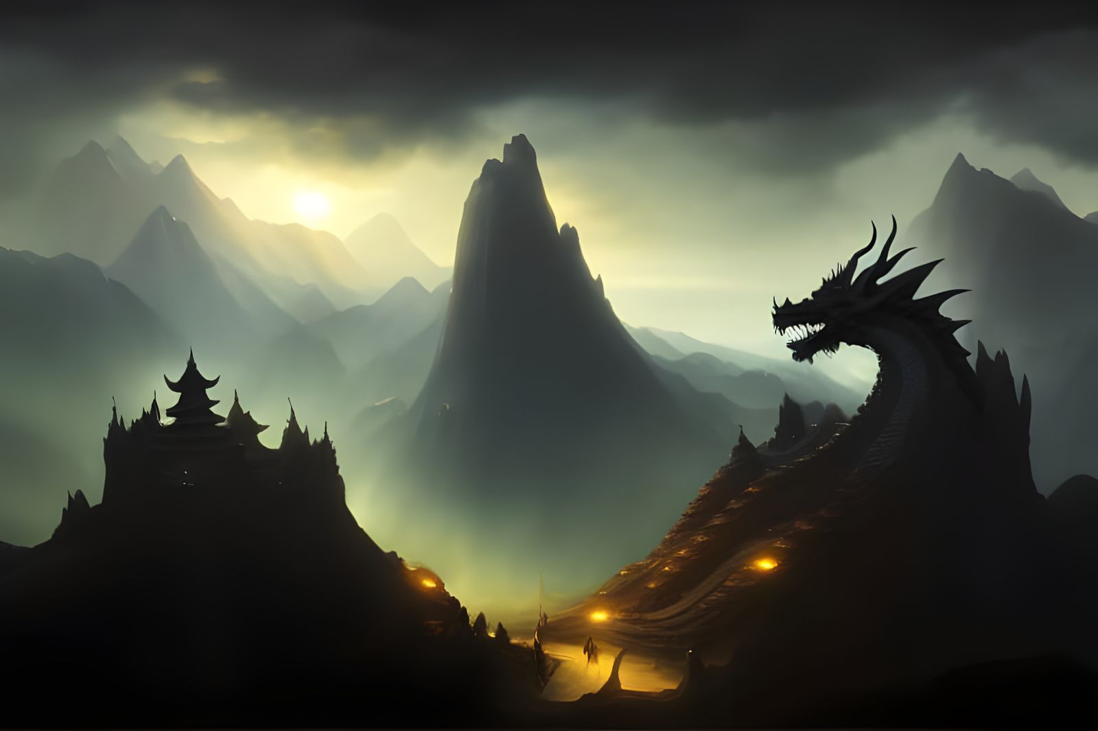 Mountain Temple of the Dragon undefined