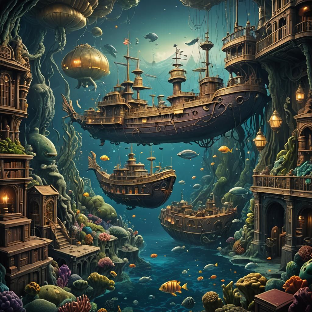 20,000 leagues under the sea  by @Kevin Tackett