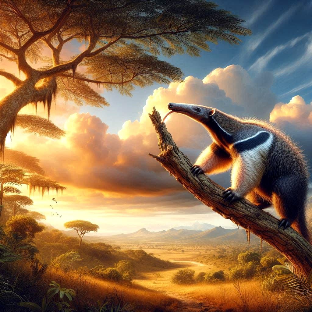 anteater in action