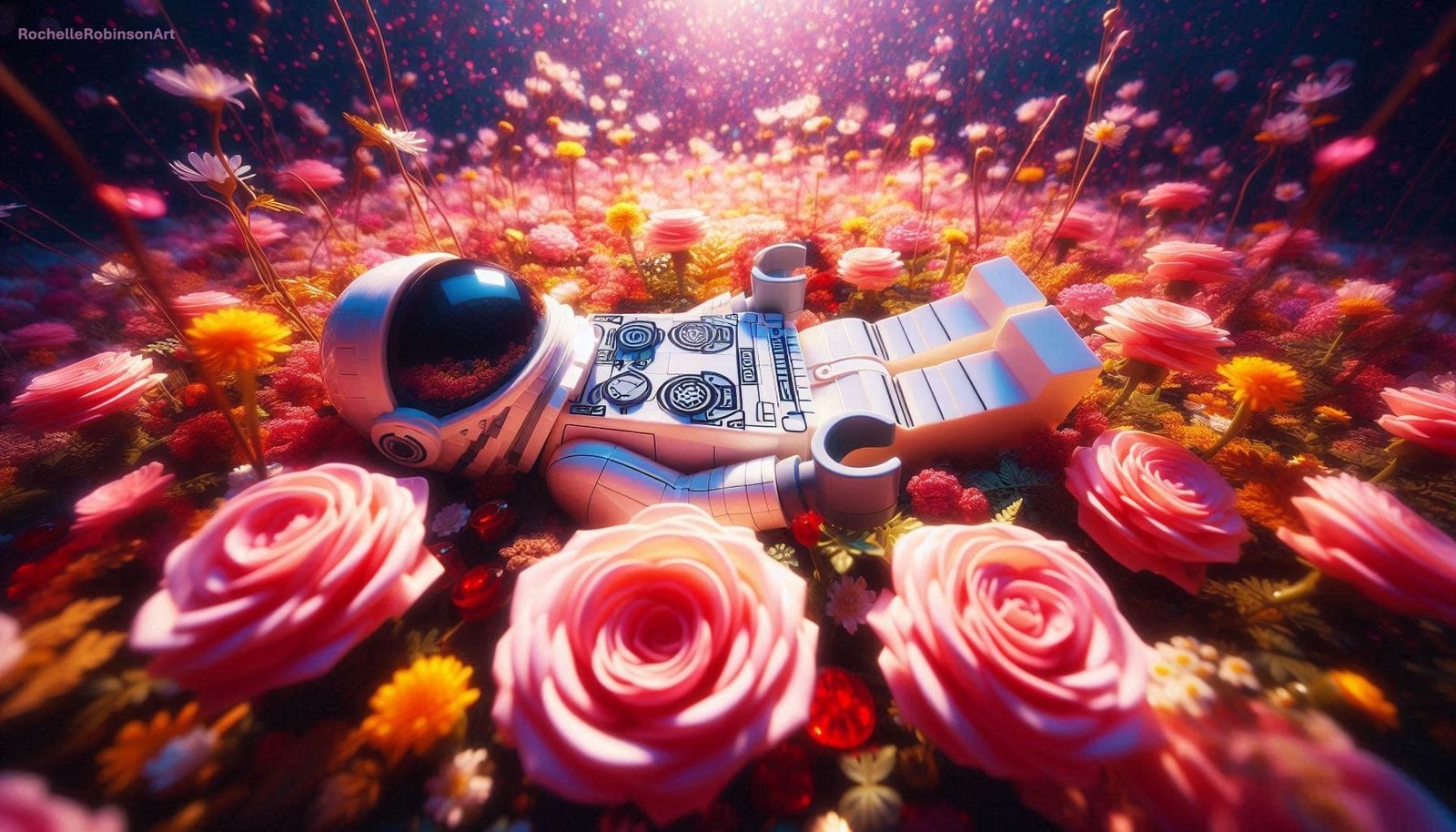 The Astronaut - Lego Art