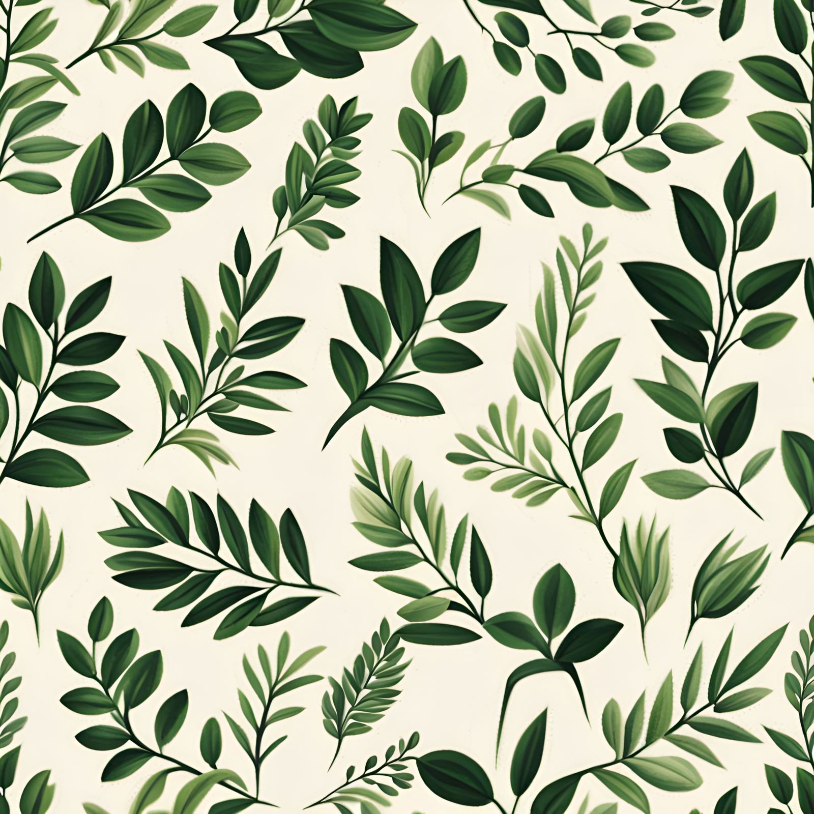 Greenery Tile Pattern AI Generated Artwork NightCafe Creator