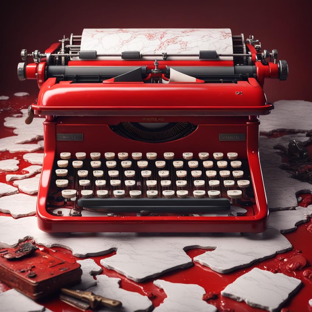 vintage typewriter  by @WOW