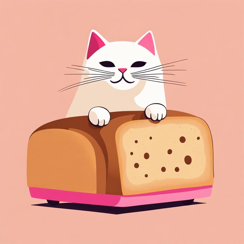 Cat bread AI Generated Artwork NightCafe Creator