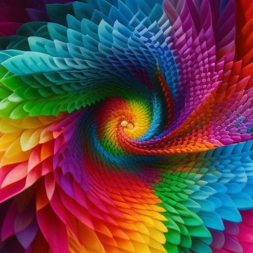 Fractal Free Fall  by @JokeStirrer