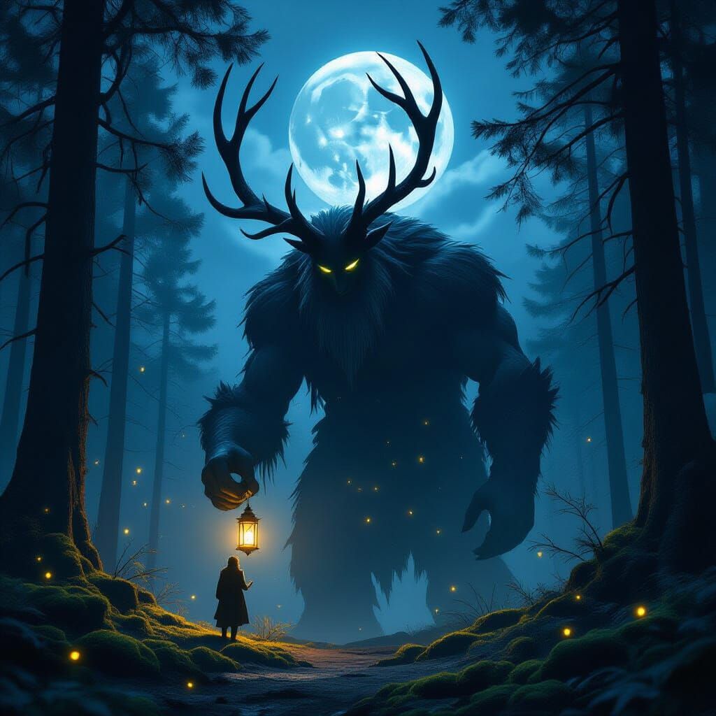 The gentle guardian of lost paths  by @Figo