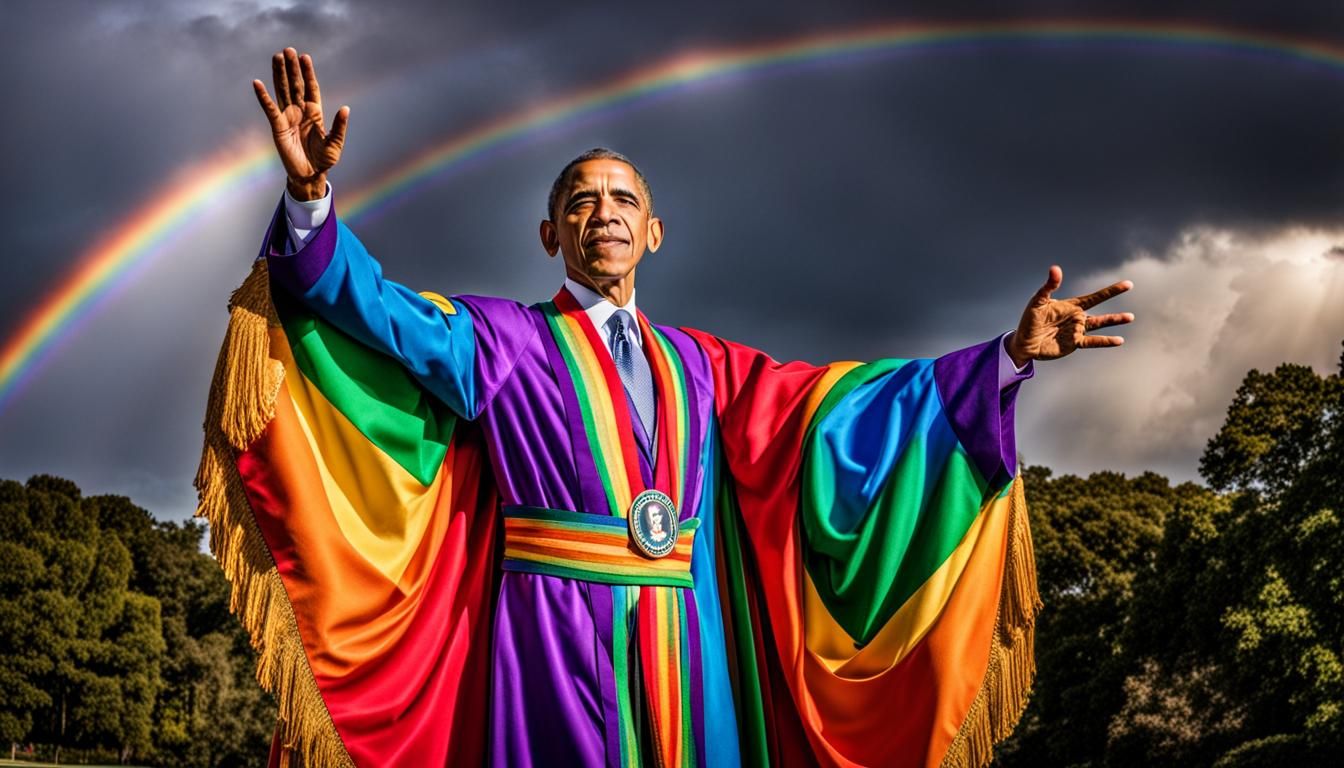 Barrack Obama, the master of rainbows