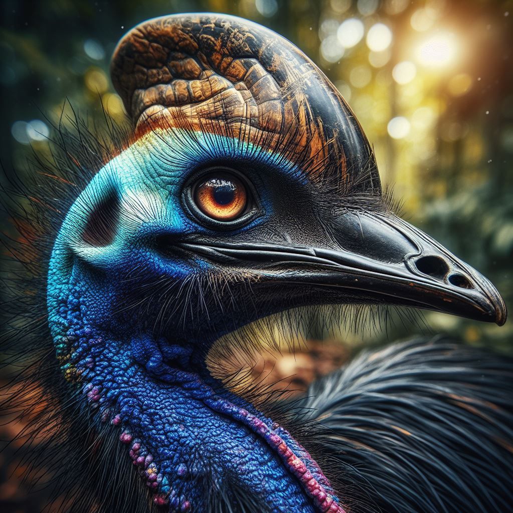A cassowary bird  by @Author 