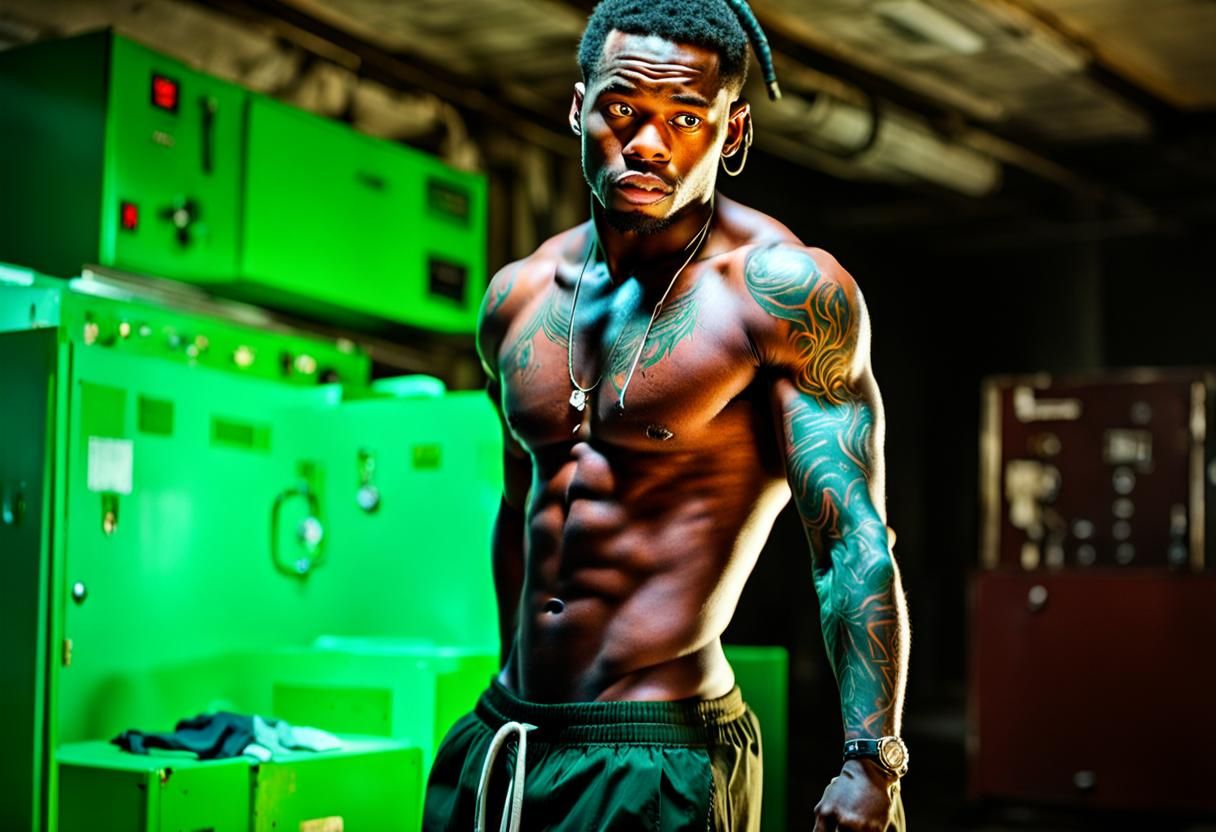 Eric is a handsome 22 year old hunk shirtless surgical assis...