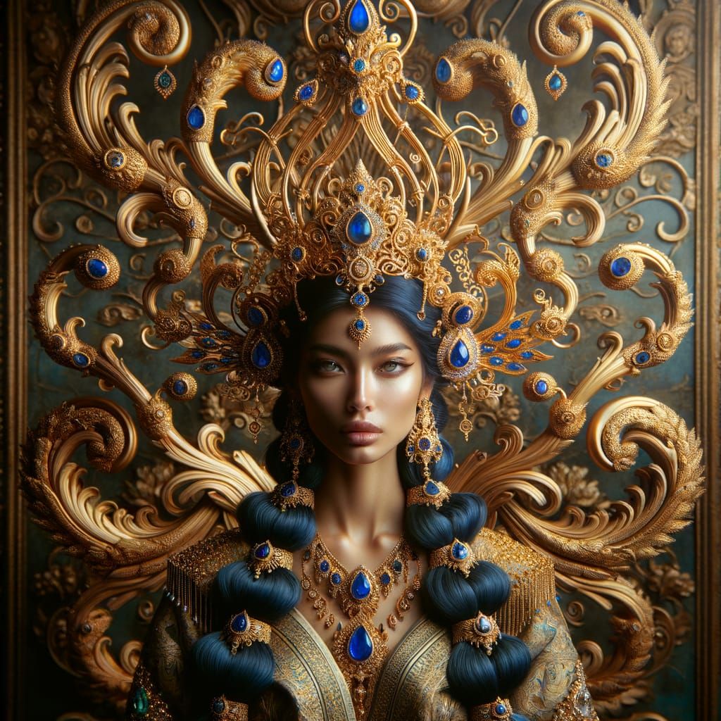Interwoven Sapphire Empress
