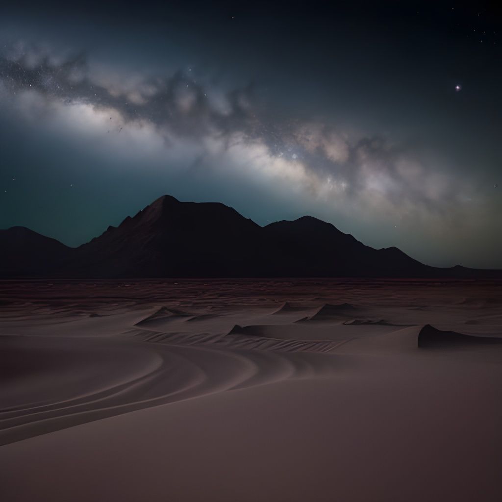 Cosmic Landscape in Mysterious Twilight