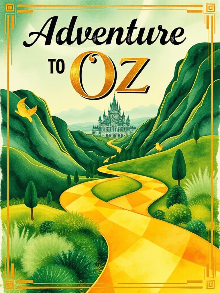 "Adventure to Oz" Poster  by @kauri