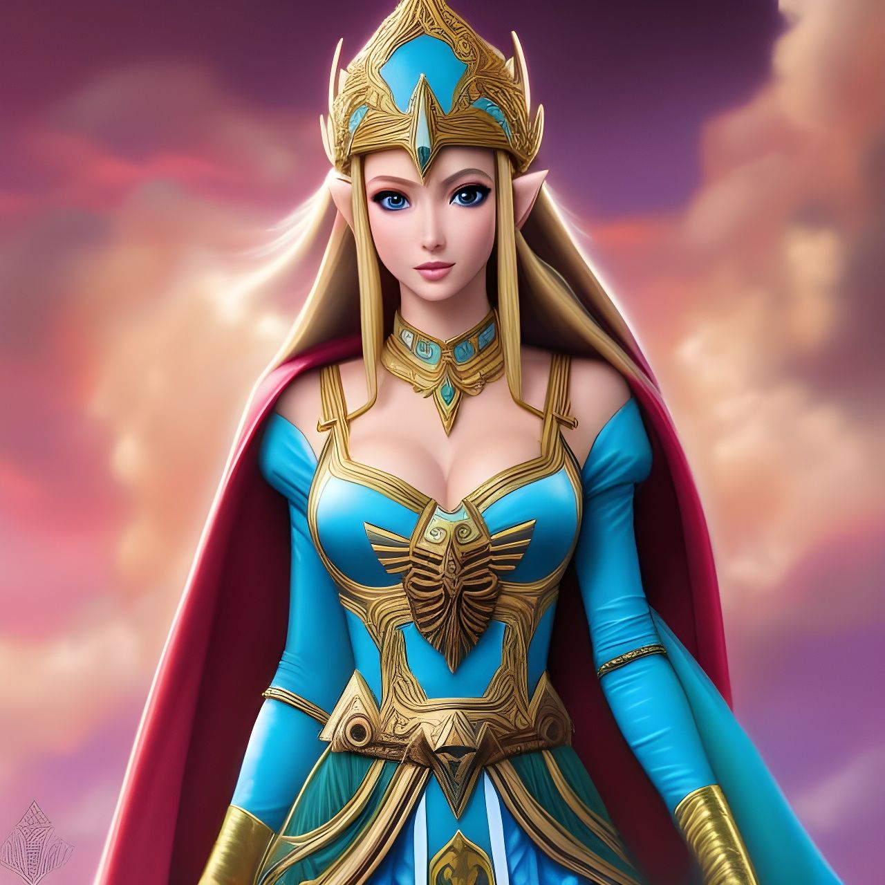 Princess Zelda Ai Generated Artwork Nightcafe Creator