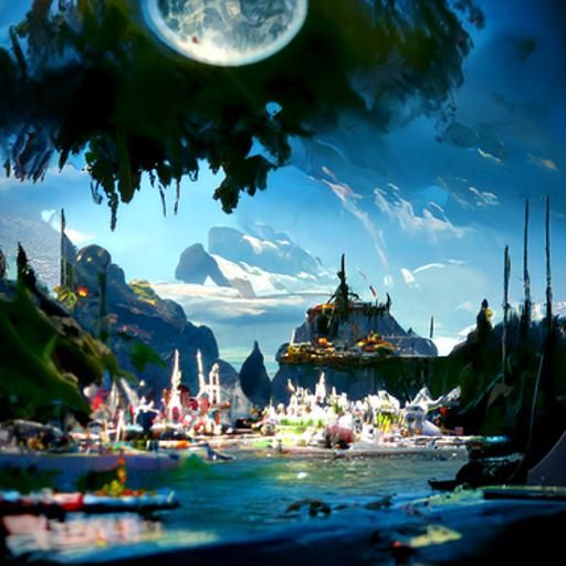 the boiling isles, cinematic concept world, whimsical magnif...