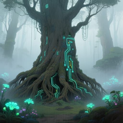 ancient cybernetic tree 