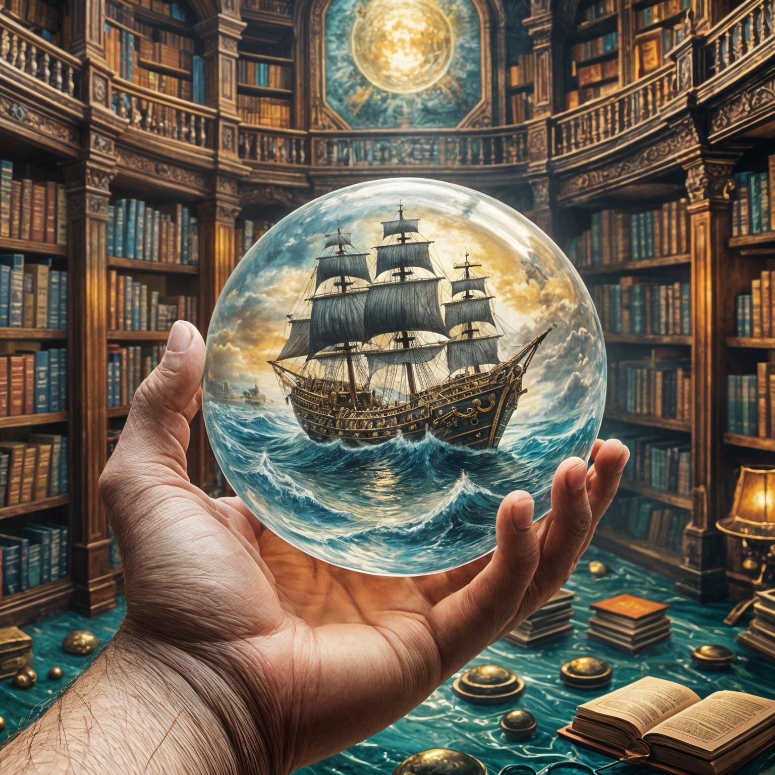 Hand held peril on the sea  by @Ionafey