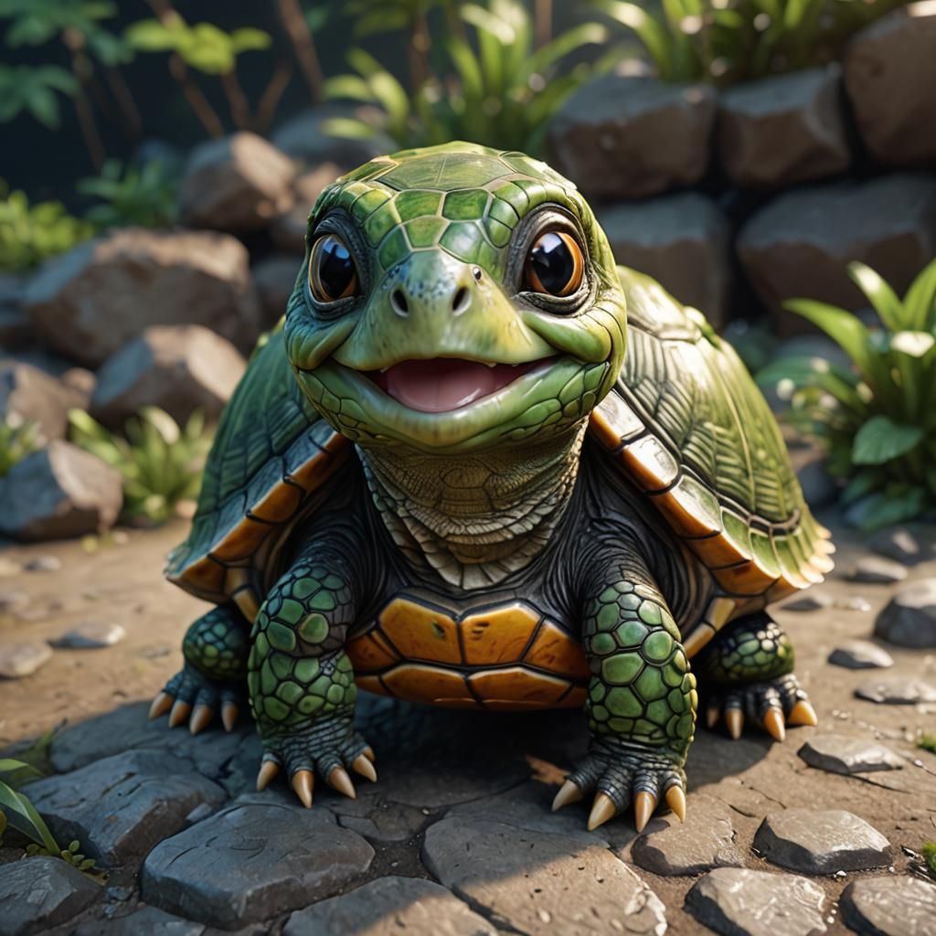 Chibi turtle