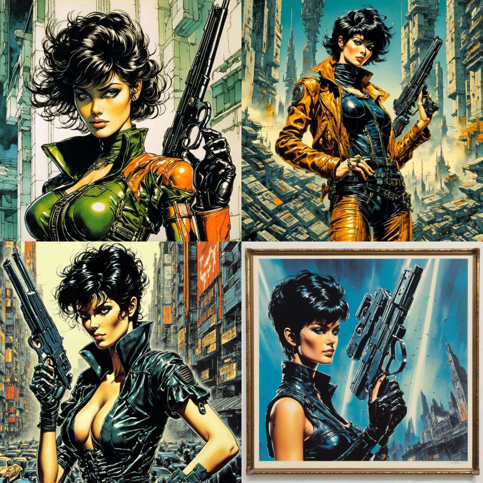 Modesty Blaise AI Generated Artwork NightCafe Creator