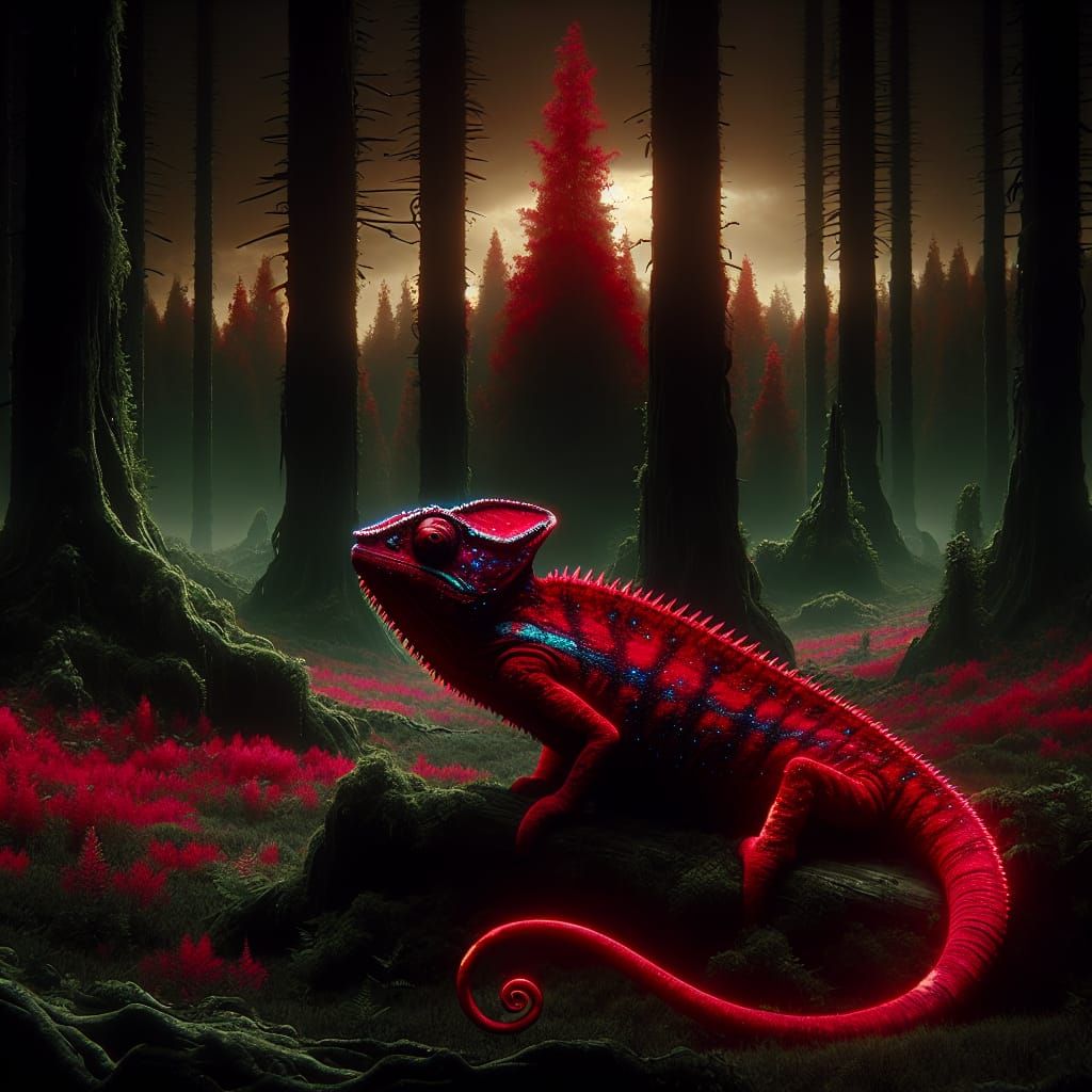 Hiding in the Crimson Forest