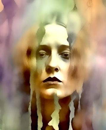 Portrait in watercolor