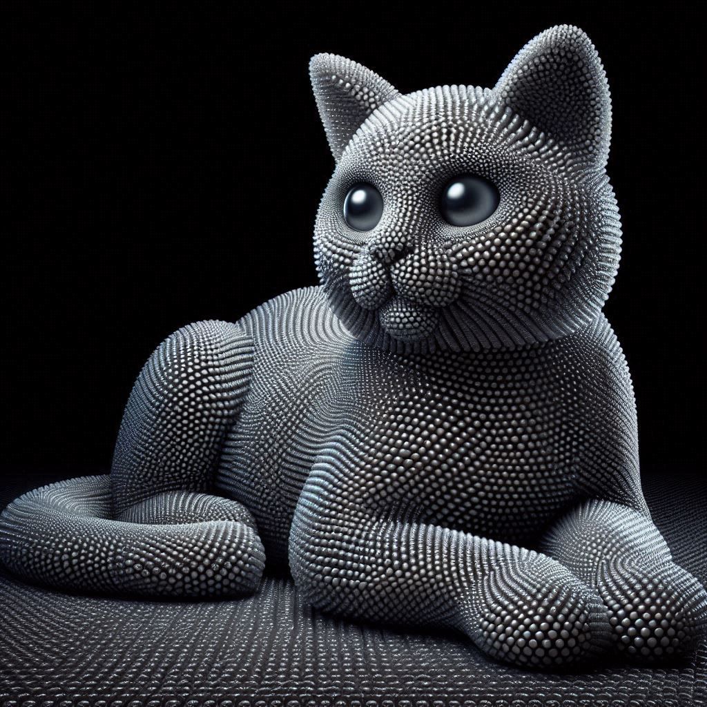 Bubble wrap sculpture