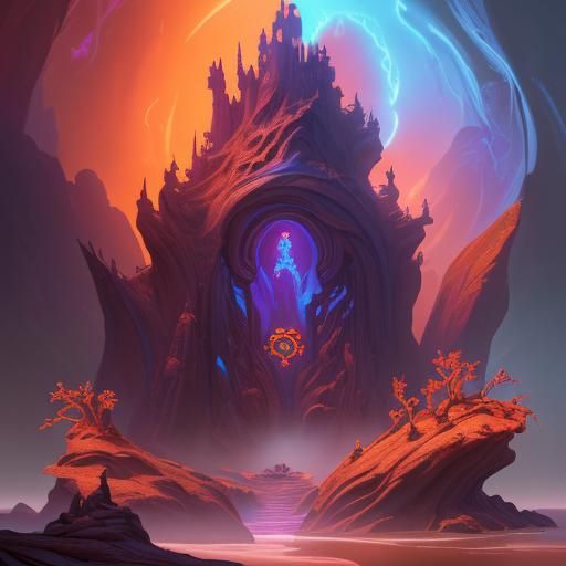 Shrine Of The Gods - AI Generated Artwork - NightCafe Creator