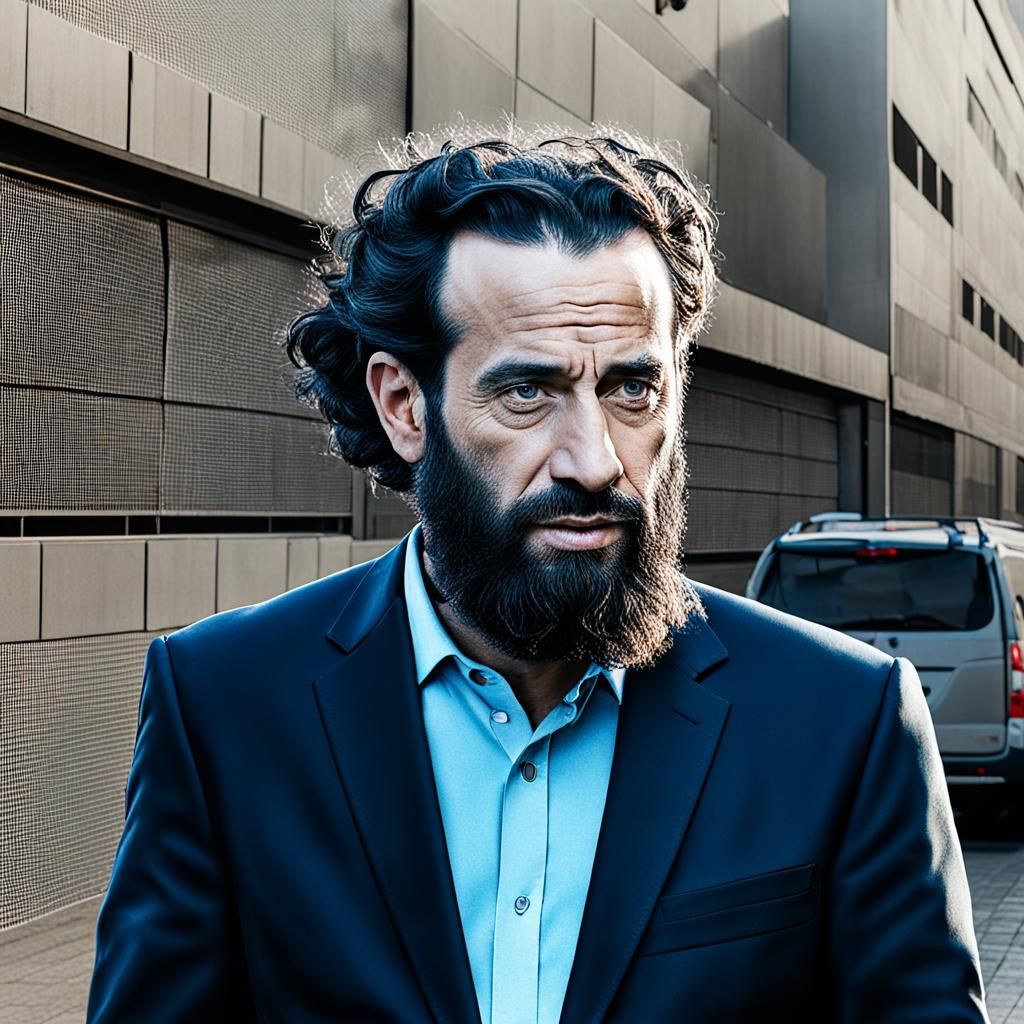 Blonde Men on Limo Drinking Cola