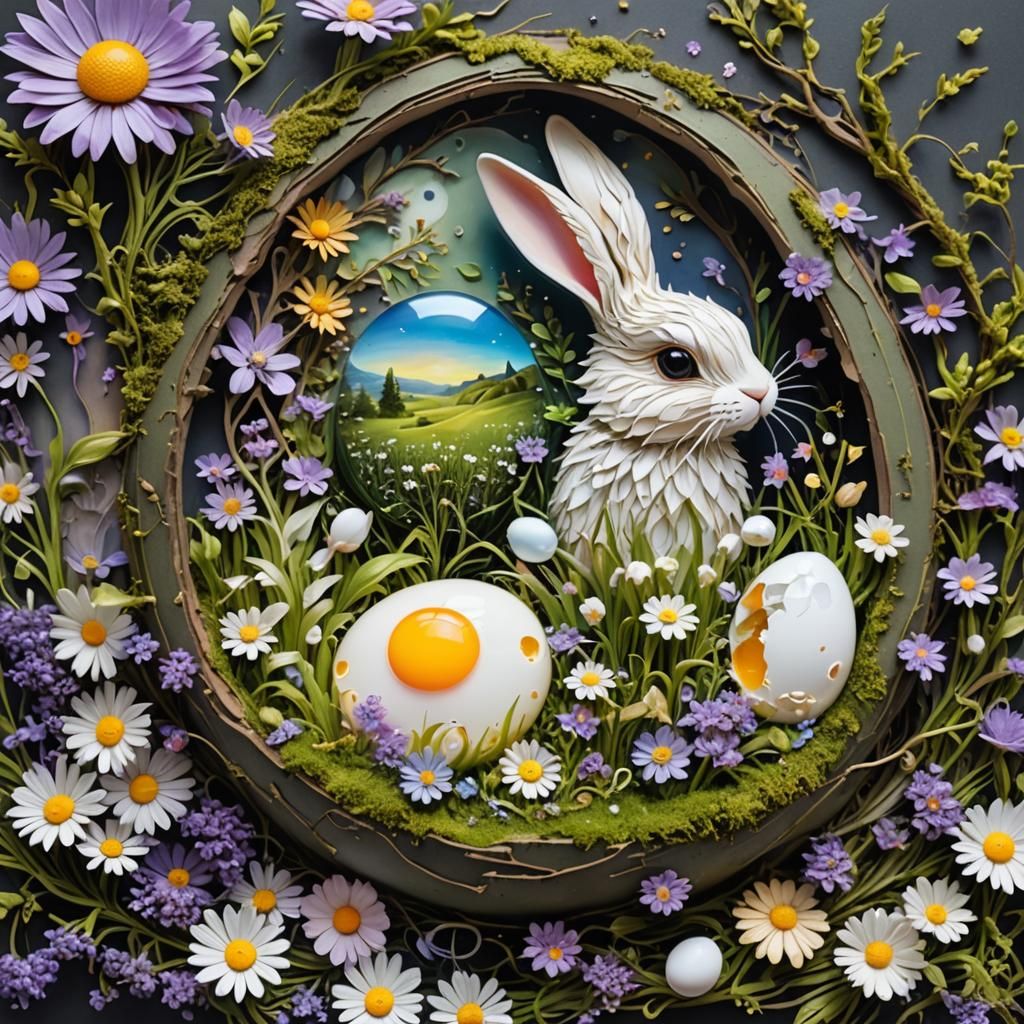 Easter scenery
