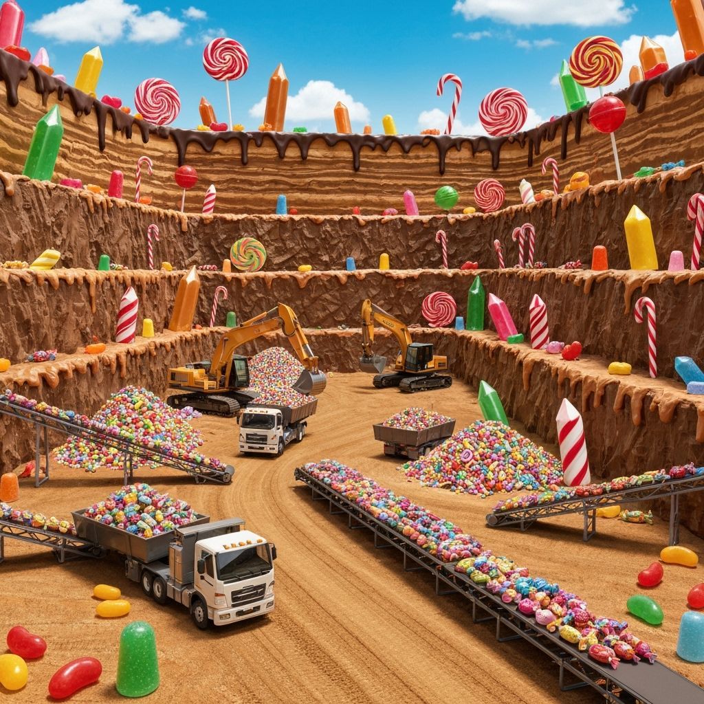 Where candies are made  by @Gokiburi