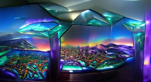 dichroic glass world