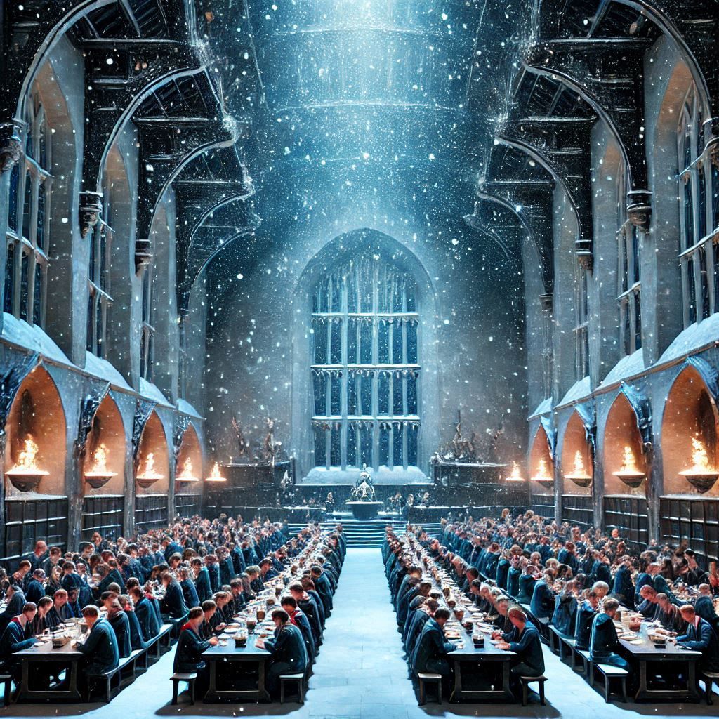 Magic Snow in the Great Hall - Harry Potter