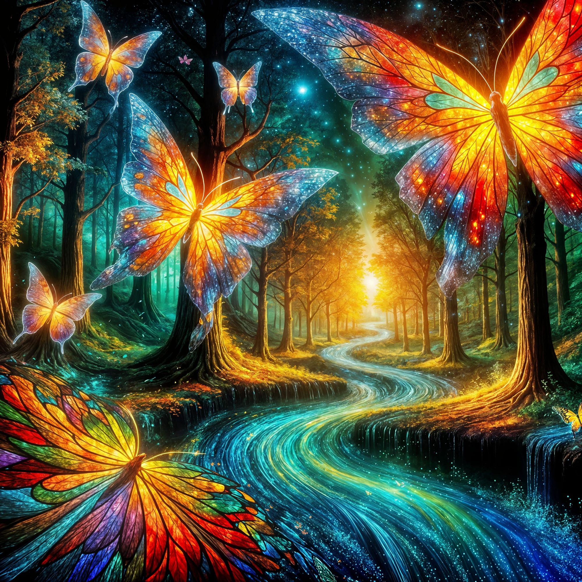 A butterfly fairytale