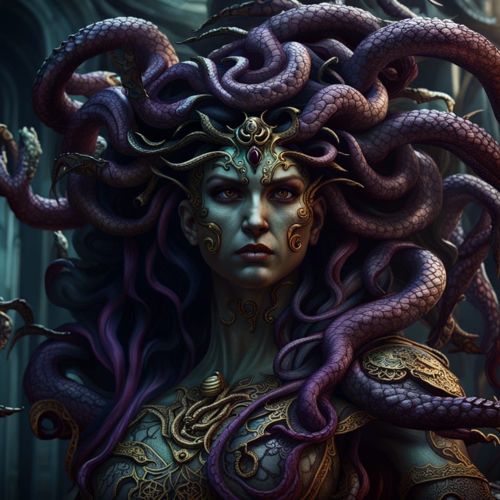 Medusa - AI Generated Artwork - NightCafe Creator