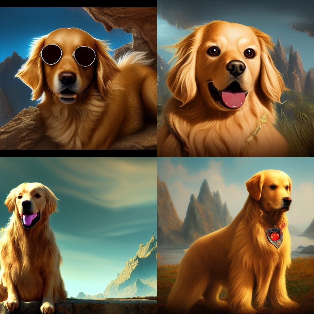 Golden retriever sunglasses