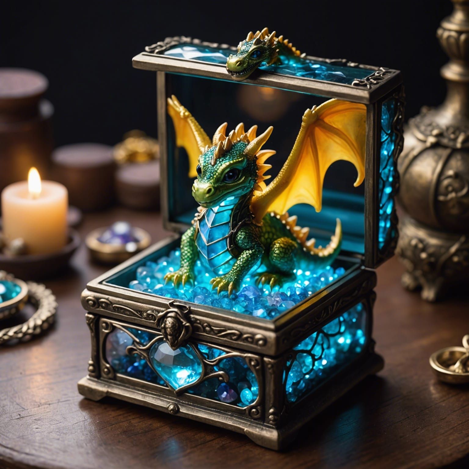 A cute lil jewelry dragon