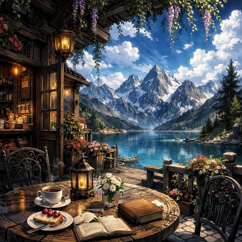 Stillwater Café  by @Artificial Artistry