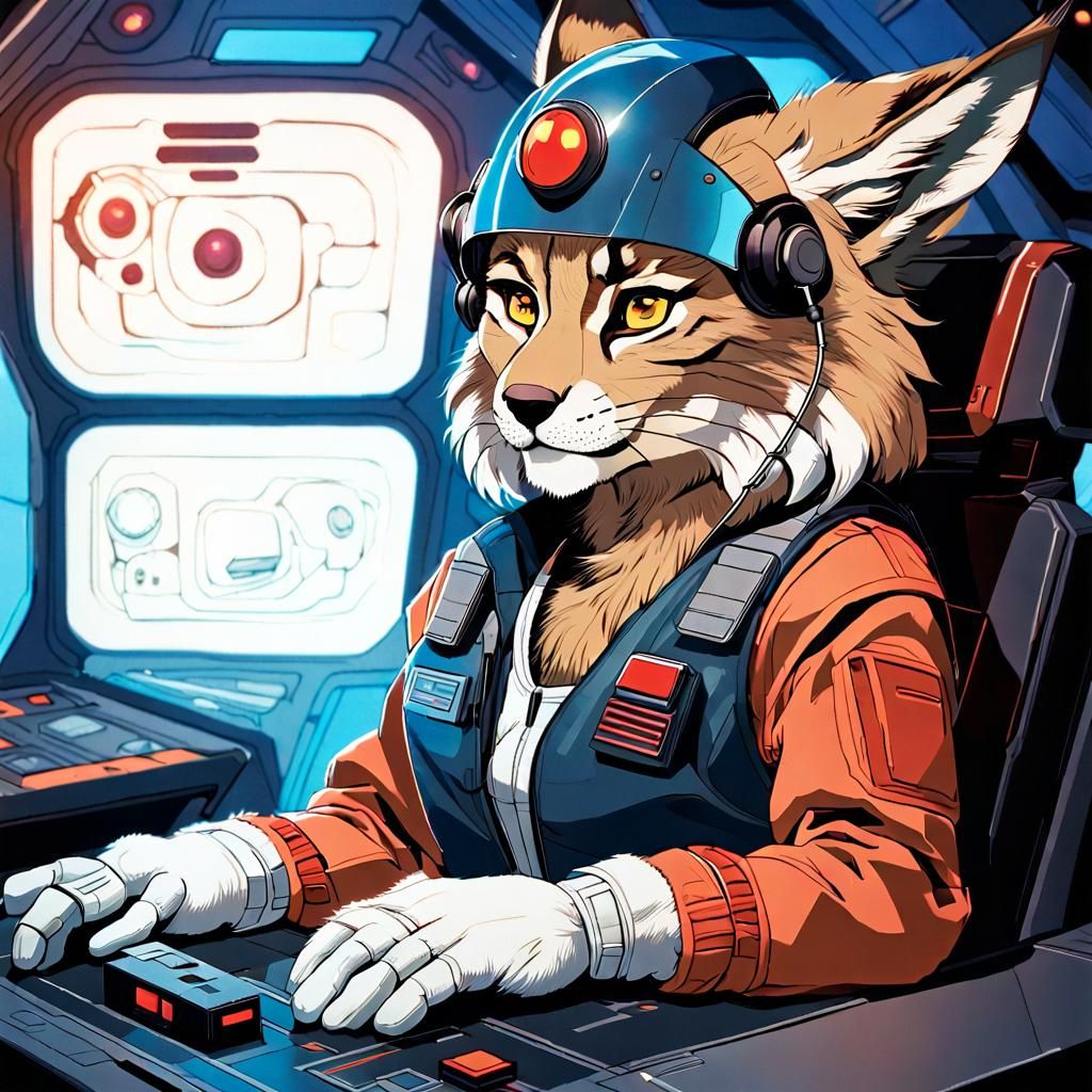 Miyu Lynx (from Star Fox 2) - AI Generated Artwork - NightCafe Creator